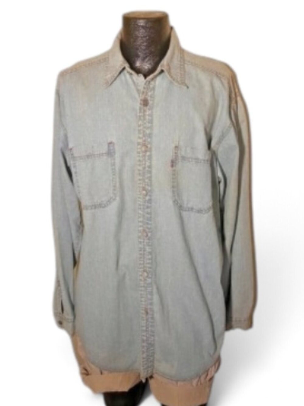 Vintage Levi’s "Red Tab Jeans" Light Wash Denim Shirt